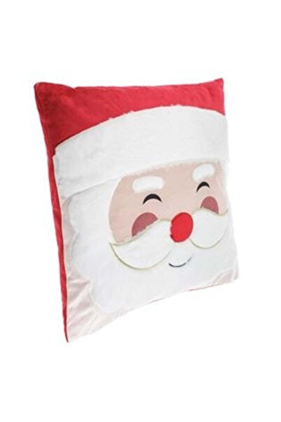 OEM Red Velvet Christmas Decorative Pillow Santa Claus for Sofa 40 x 40 cm