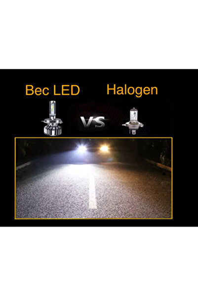 Ruan Set of 2 LED bulbs H11 F2 COB Canbus, 100W, cold white light, 12,000 lumens