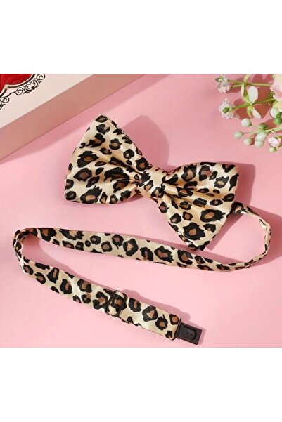 Dgt Luxury Leopard Patterned, Double Layered Unisex Ribbon