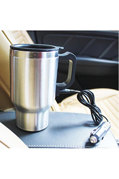 BASE Car thermos mug with car socket adapter 400 ml