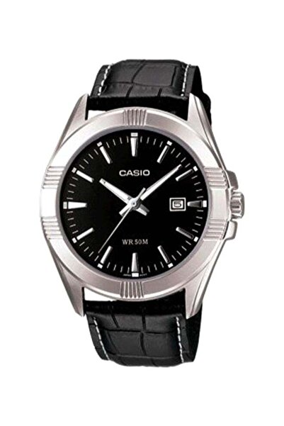 Casio Men's Enticer Analog Watch MTP-1308L-1ADF - 49 mm - Black