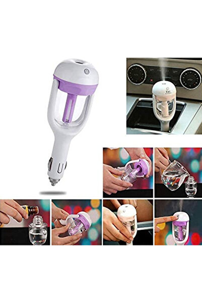 MANDU Umidificator pentru masina portabil cu functie aromaterapie alimentare priza 12V 50 ml