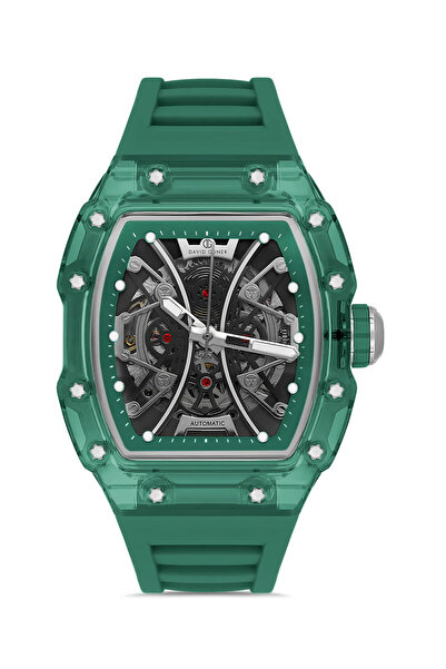 DAVID GUNER DG-8628GD Uzi El Chavo Polikarbon Otomatik Erkek Kol Saati