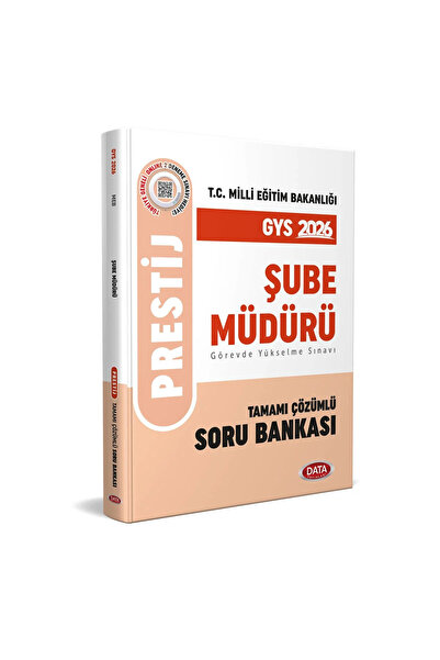 Bi bigelio Data 2026 GYS MEB Şube Müdürü Prestij Soru Bankası Çözümlü Görevde...