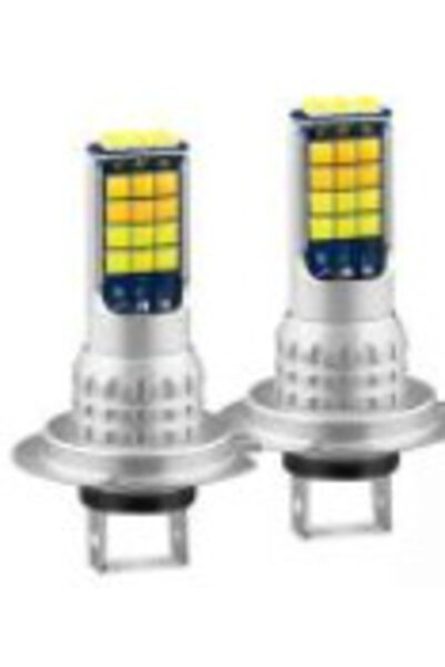 MANDU Set of 2 LED Bulbs H7 3030 Smd 90W 9600lm/set with 2 light modes (cold and warm) 30 LED