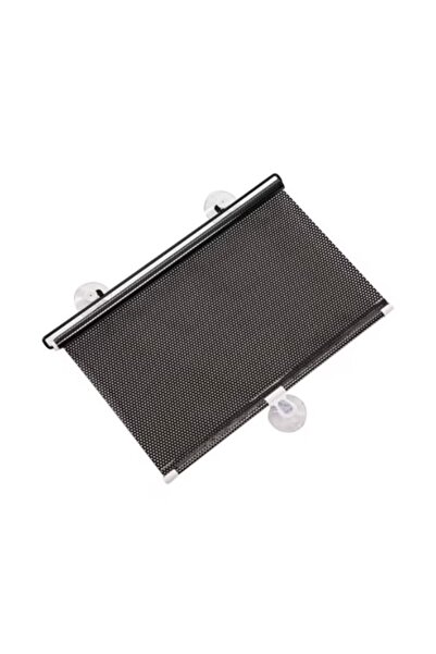 LILY Car sunshade with suction cups, retractable, black, 45 cm x 125 cm