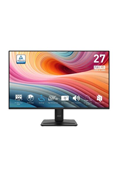 MSI PRO MP275 E2 27" FHD IPS Monitor, 120Hz, 1ms MPRT, Adaptive Sync, HDMI/DP/VGA