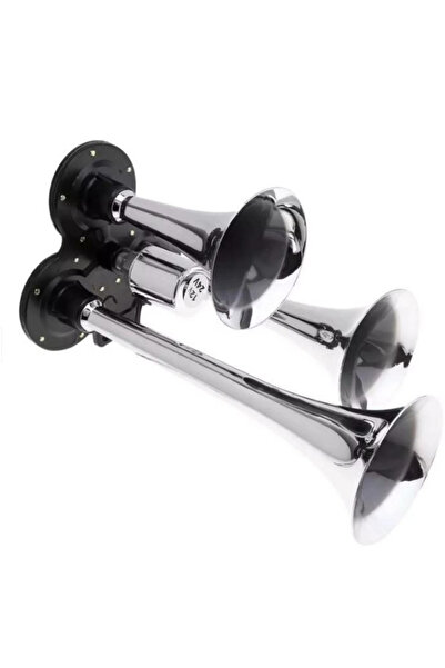 auto Powerful 12V / 24V Horn with 3 Horns Solenoid Valve Included