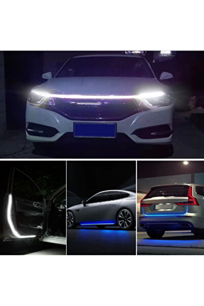 LILY Car Hood LED Strip with Application 180cm Green