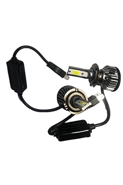 Ruan Set of 2 COB H7 car bulbs, 100W, cold white light, 12000 lumens