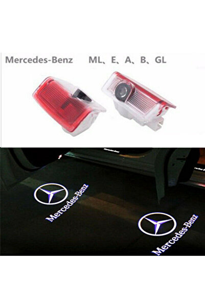 Ruan Set 2 Holograme LED cu LOGO MERCEDES BENZ pentru Portiere