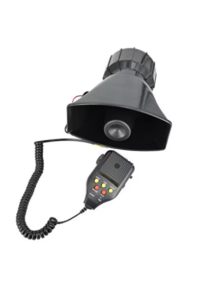 auto Siren 5 melodies ES 500 with microphone and recording function 12V 100W