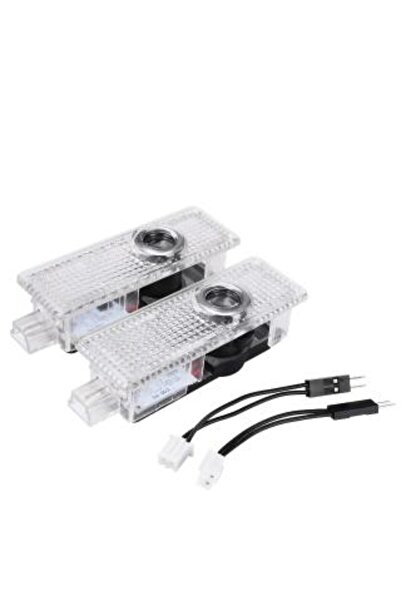 Ruan Set of 2 LED Holograms with AUDI LOGO for Doors