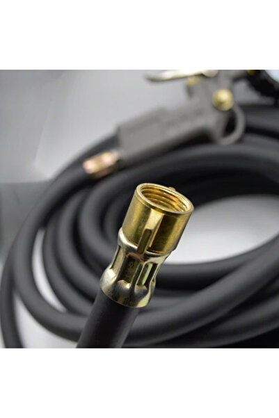 auto Tire inflation hose with pressure gauge l= 13m