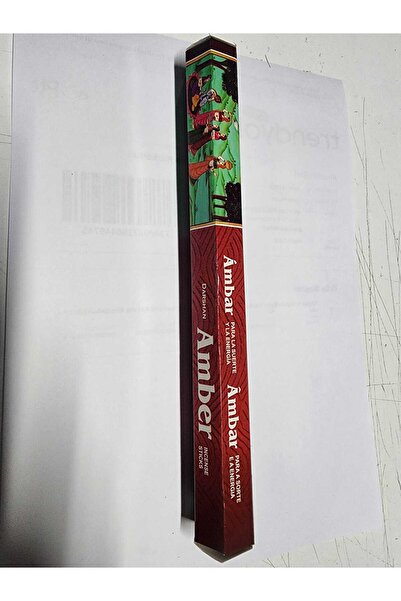 NAHAMİS TRADE Darshan AMBER 20'Li Çubuk Tütsü Aromatik Kokulu