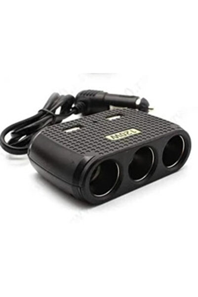 PRİZE Car socket 12V/24V In-Car 1512 with 5 inputs 120W black
