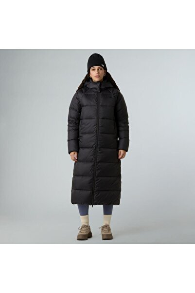 THE NORTH FACE Kadın Hydrenalite City Uzun Kaz Tüyü Kapüşonlu Parka NF0A8D3NJK31 Siyah-XS
