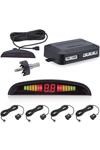Ruan Universal parking sensors with sound warning and black display 22mm