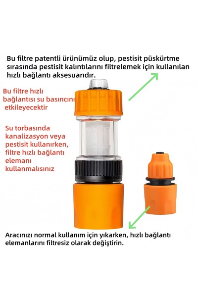 okaoda 20l Araba Yıkama Tabancası Sırt Çantası Su Torbası (YÜKSEK KALİTE, DAYANIKLI)