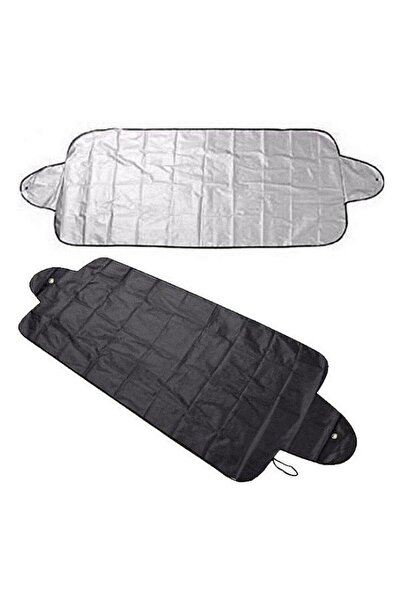 BASE Set of 2 Windshield protection tarpaulin with 2 sides Winter / Summer 70 x 145 cm