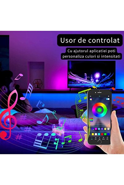 GARDEON RGB LED Strip 20m – Smart LED Strip with App and Remote Control, Bluetooth, SMD 5050, 12V