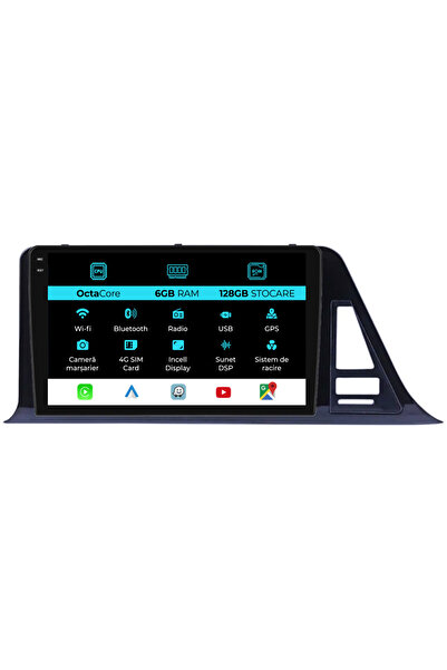 NavStore Navigatie Dedicata Toyota CHR (2016-2020), 9Inch, 6Gb Ram, 128Gb Sto...