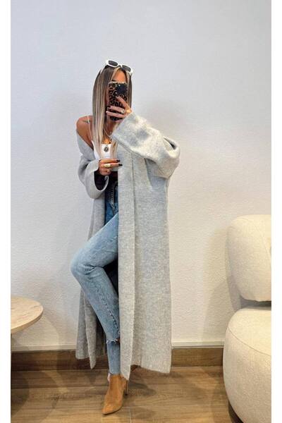 Miss Beyoğlu Palton lung oversize pentru femei – Elegant, călduros și în tend...