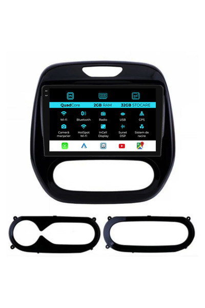 NavStore Dedicated Navigation Renault Captur (2013-2020), 9Inch, 2Gb Ram, 32Gb Storage, CarPlay