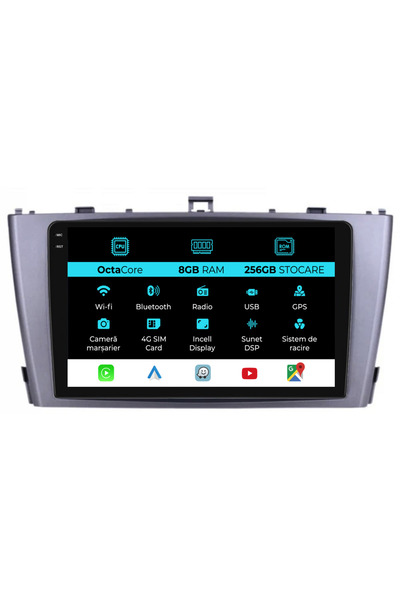 NavStore Dedicated Navigation Toyota Avensis (2008-2015), 9Inch, 8Gb Ram, 256Gb Storage, Carplay