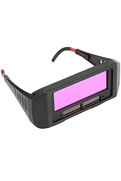 GARDEON Professional Auto-Darkening Welding Goggles, Solar-Powered, Black/Red