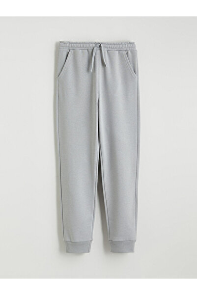 LC Waikiki Lcw Kids Gray Elastic Waist Boys' Thick Jogger Sweatpants