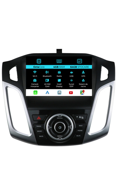 NavStore Dedicated Navigation Ford Focus 3 (2012-2018), 9Inch, 4Gb Ram, 64Gb Storage, Carplay