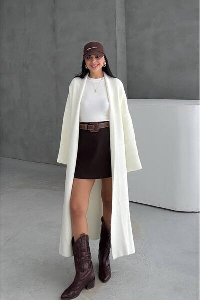 Miss Beyoğlu Kadın Uzun Oversize Kaşe Kaban – Şık, Sıcak ve Trend Duruş | Kad...