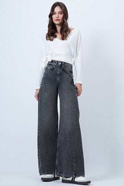 VAGGON High Waist 5 Pocket Baggy Jeans