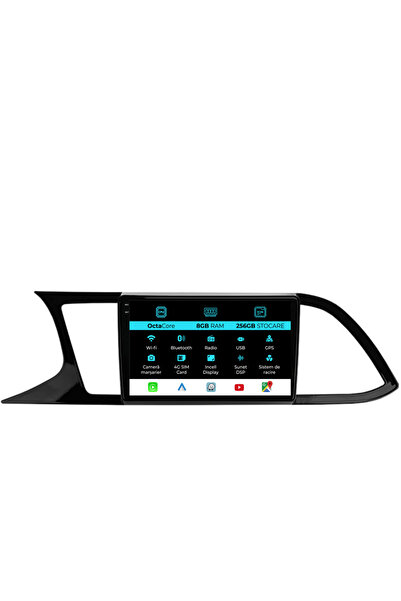 NavStore Ειδικό κάθισμα πλοήγησης Leon 3 (2013-2020), 9 ίντσες, 8 GB RAM, 256...