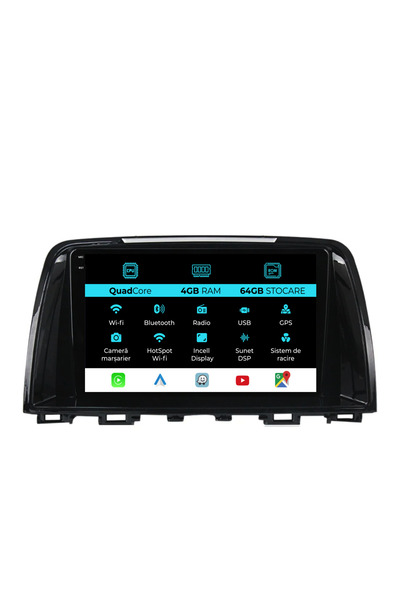 NavStore Dedicated Navigation Mazda CX-5 (2012-2015), QuadCore, 9Inch, 4Gb Ram, 64Gb Storage, CarPlay