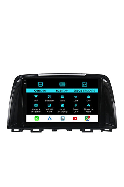 NavStore Navigatie Dedicata Mazda 6 (2013-2015), 2K, 8Gb Ram, 256Gb Stocare, Carplay