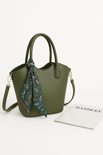 Handley Scarf Detailed Hand and Shoulder Bag – Stylish & Elegant Design