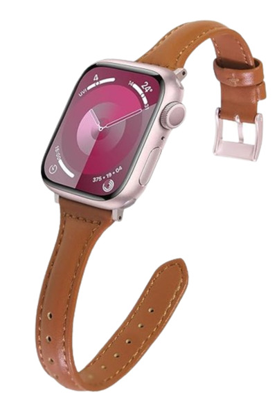 OEM Lovmunia Smartwatch Strap, Slim, Leather, compatible with Apple Watch Ultra/SE/9/8/7/6/5/4/3/2/1