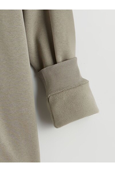 LC Waikiki Ανδρικό χοντρό φούτερ με στάμπα με λαιμόκοψη