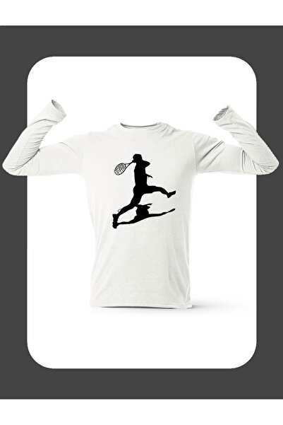 FNBX Djokovic Shadow Long Sleeve White T-Shirt