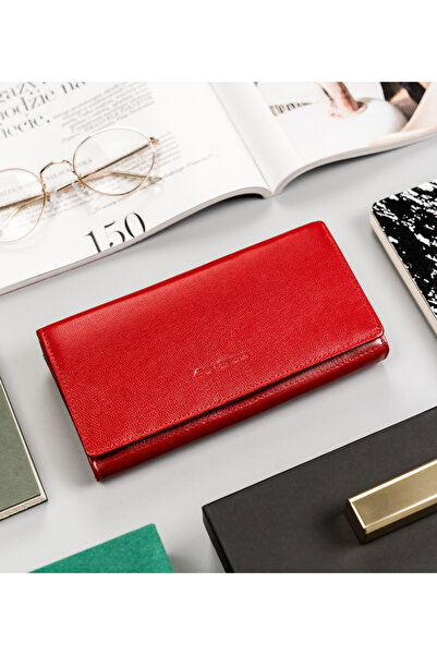 Other Peterson Leather Wallet PTN RD-32-GCL Red