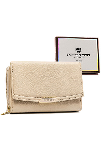 Other Women's wallet made of -leather with a pea-grain texture - Peterson