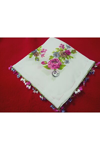 hoaryage Cenk and Reyhan 100% Cotton Elegant Handcrafted Needlework Embroidered Writing/Needlework Yemeni/Handcrafted Cheesecloth/Head Covering