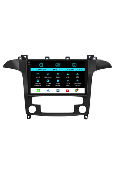 NavStore Dedicated Navigation Ford S-Max (2006 - 2015), 9Inch, 8Gb Ram, 256Gb Storage, Carplay, Automatic Climate