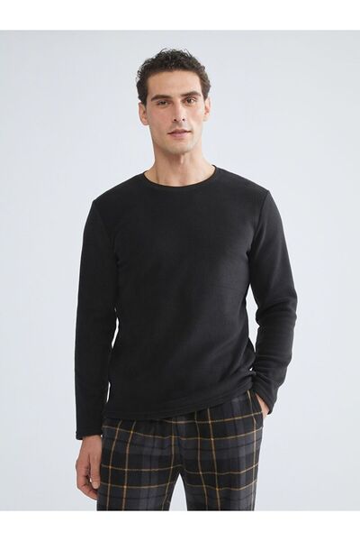 LC Waikiki Чоловічий піжамний комплект з флісу в клітинку стандартної форми