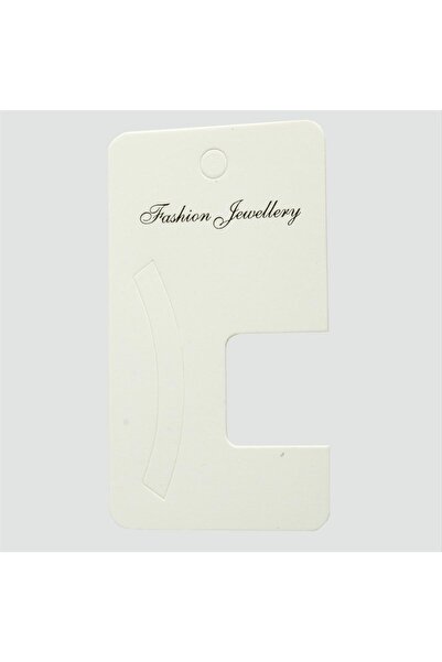 ZERO LAND Card cu cataramă XMPDBY (211517) 5X9 cm-Alb