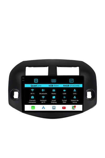NavStore Navigatie Dedicata Toyota Rav 4 (2006-2013),QuadCore, 10Inch, 4Gb Ram, 64Gb Stocare, Carplay