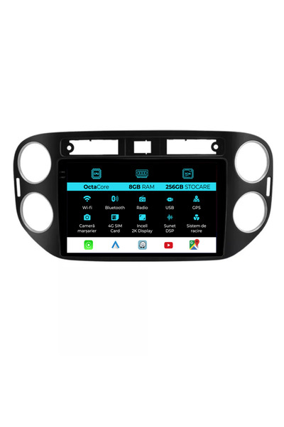 NavStore Dedicated Navigation Volkswagen Tiguan (2011-2016), 2K, 8Gb Ram, 256Gb Storage, Carplay