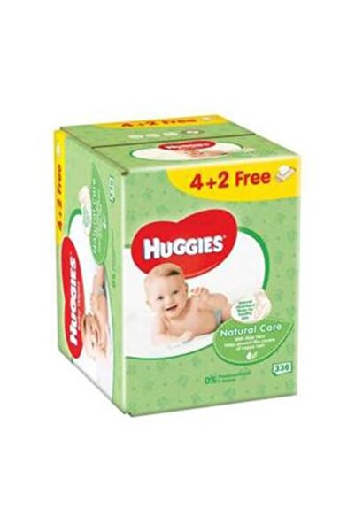Huggies Șervețele umede Care, pachete 4+2, 336 buc.